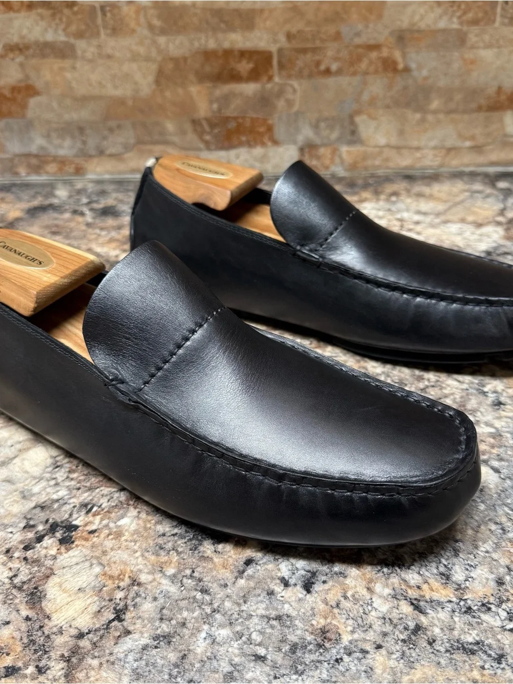 Gucci Driving Shoe Black Size 8.5 D 110 0259 Excellent Condition